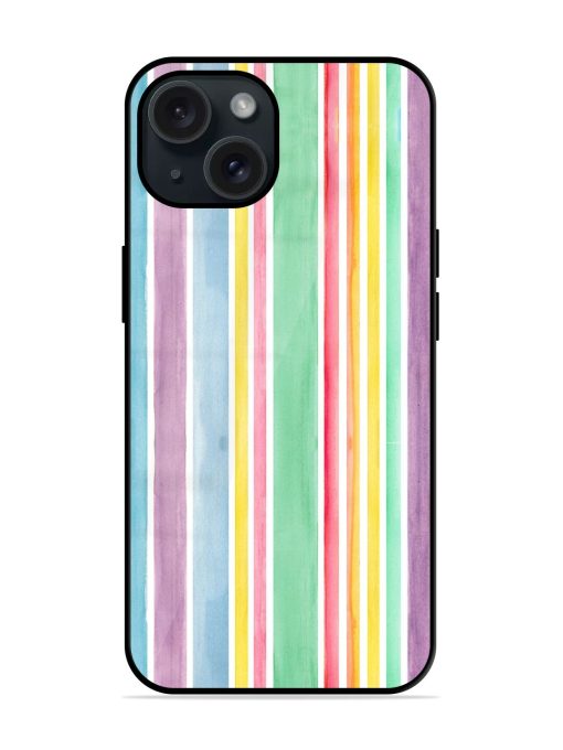 Hand Drawn Watercolor Glossy Metal TPU Case Edge Zapvi