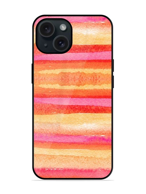 Watercolor Hand Painted Glossy Metal TPU Case Edge Zapvi