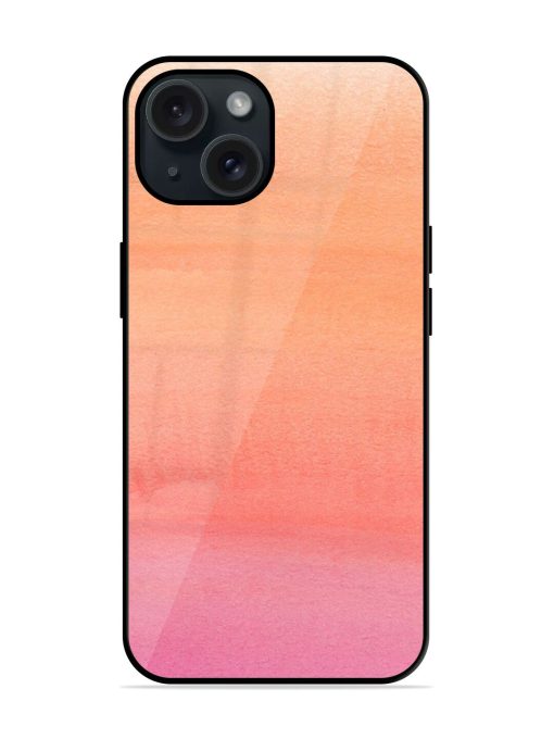 Watercolor Painting Beige Glossy Metal TPU Case Edge Zapvi