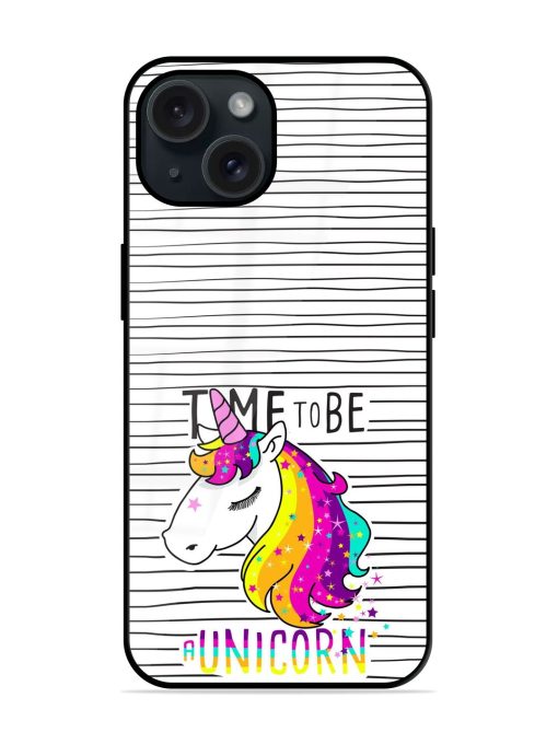 Cute Magical Unicorn Sweet Glossy Metal TPU Case Edge Zapvi