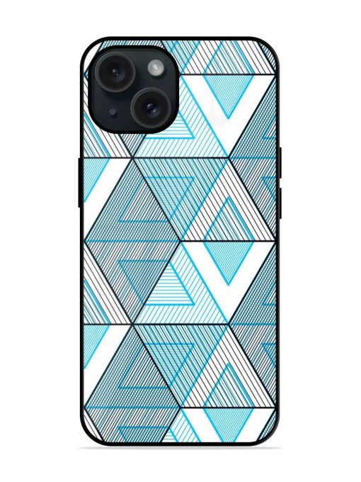 Geometric Cubes Abstract Glossy Metal TPU Case Edge Zapvi