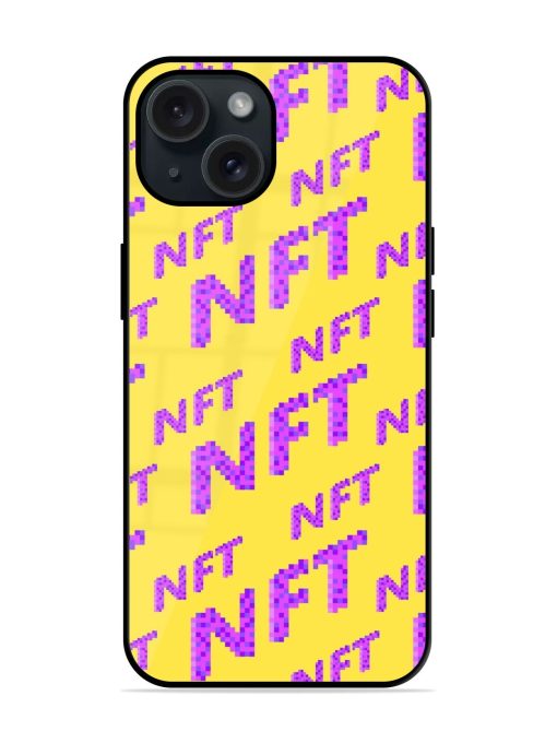 Nft Token Pixel Glossy Metal TPU Case Edge Zapvi