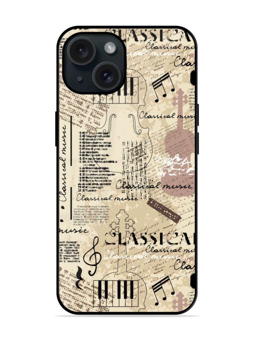 Classical Music Lpattern Glossy Metal TPU Case Edge Zapvi