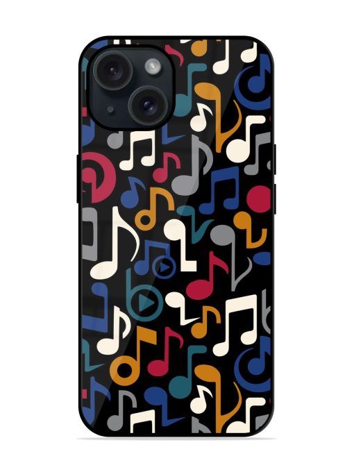 Colored Notes Icons Glossy Metal TPU Case Edge Zapvi