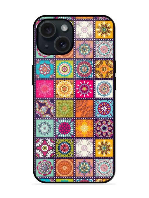 Seamless Pattern Vintage Glossy Metal TPU Case Edge Zapvi