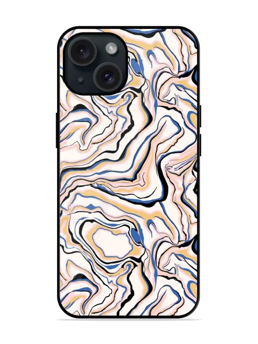 Seamless Liquid Marble Glossy Metal TPU Case Edge Zapvi