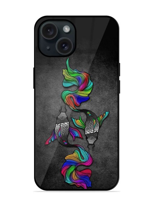 Fish With Colorful Glossy Metal TPU Case Edge Zapvi