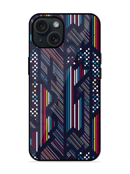 Colored Geometric Seamless Glossy Metal TPU Case Edge Zapvi