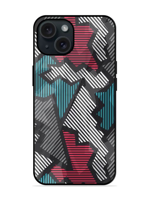 Technology Seamless Pattern Glossy Metal TPU Case Edge Zapvi