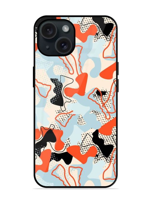 Abstract Seamless Backdrop Glossy Metal TPU Case Edge Zapvi