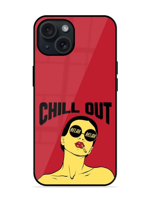 Chill Out Vector Glossy Metal TPU Case Edge Zapvi