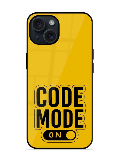 Code Mode On Glossy Metal TPU Case Edge Zapvi