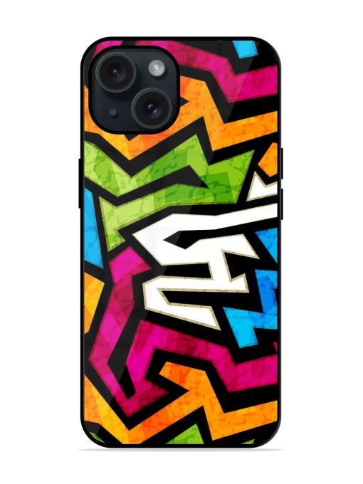 Colored Graffiti Seamless Glossy Metal TPU Case Edge Zapvi