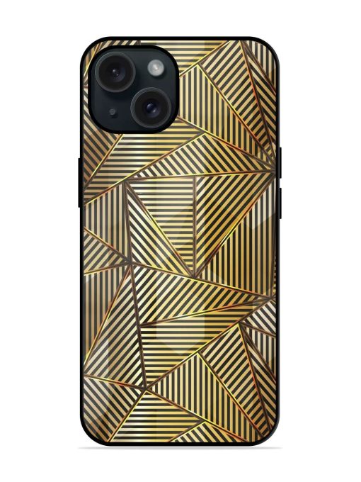 Gold Triangle Vector Glossy Metal TPU Case Edge Zapvi