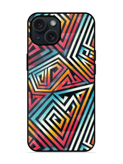 Graffiti Seamless Pattern Glossy Metal TPU Case Edge Zapvi