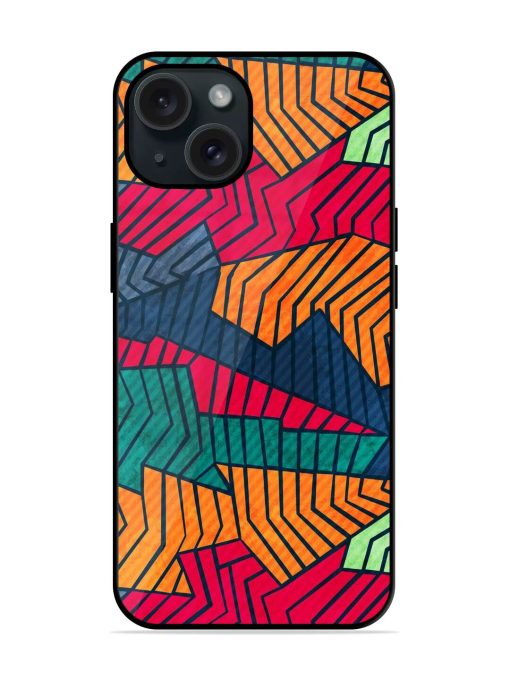 Grunge Mosaic Seamless Glossy Metal TPU Case Edge Zapvi