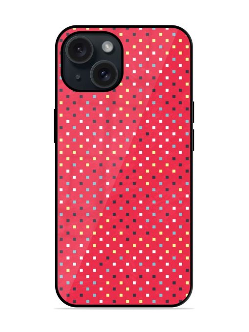 Red Dots Texture Glossy Metal TPU Case Edge Zapvi