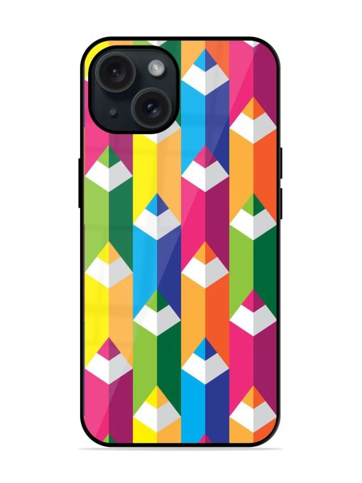 Seamless Geometric Pattern Glossy Metal TPU Case Edge Zapvi