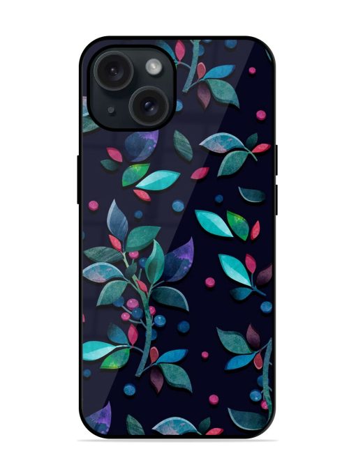 Decorative Watercolor Flower Glossy Metal TPU Case Edge Zapvi