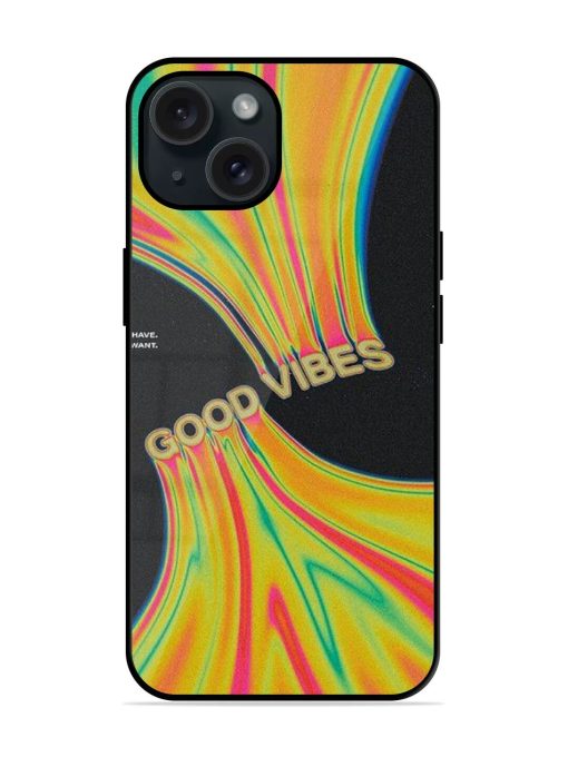 Good Vibes Glossy Metal TPU Case Edge Zapvi