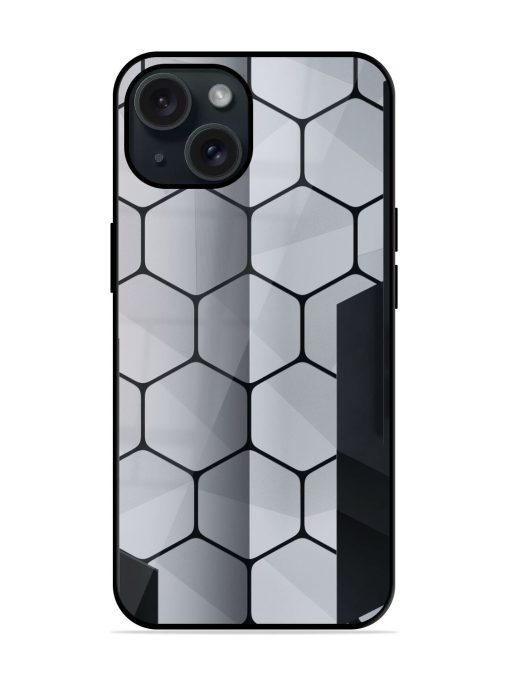 Hexagon Pattern Glossy Metal TPU Case Edge Zapvi