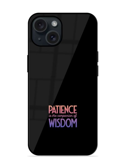 Patience Is The Glossy Metal TPU Case Edge Zapvi