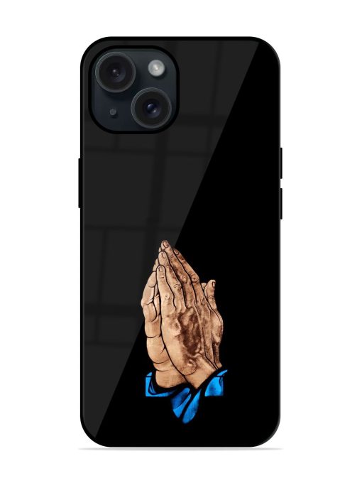 Praying Hands Glossy Metal TPU Case Edge Zapvi