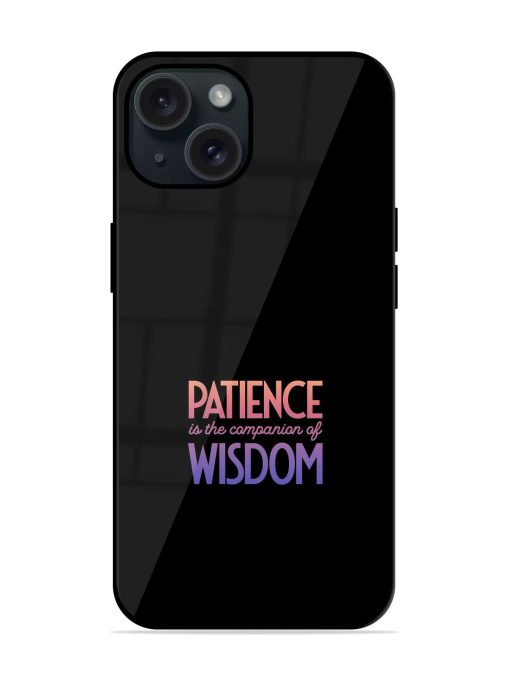 Patience Is The Glossy Metal TPU Case Edge Zapvi