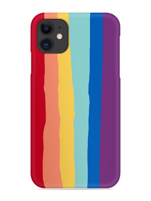 Rainbow Genuine Liquid Snap Case for Apple Iphone 11 Edge Zapvi