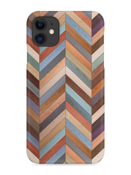 Seamless Wood Parquet Snap Case for Apple Iphone 11 Edge Zapvi