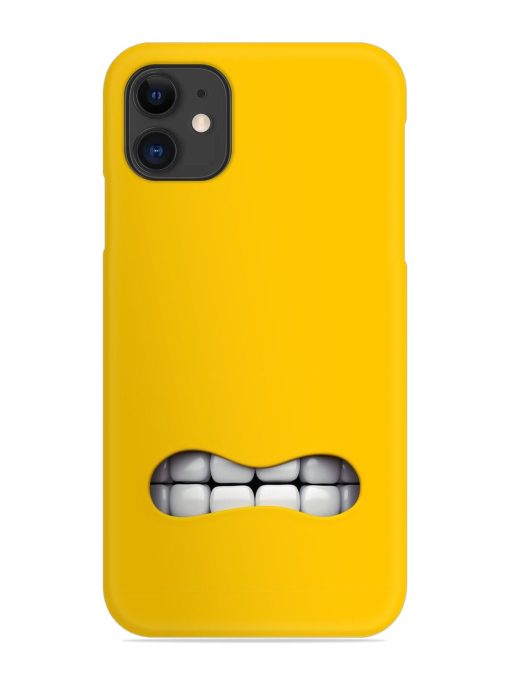 Mouth Character On Snap Case for Apple Iphone 11 Edge Zapvi