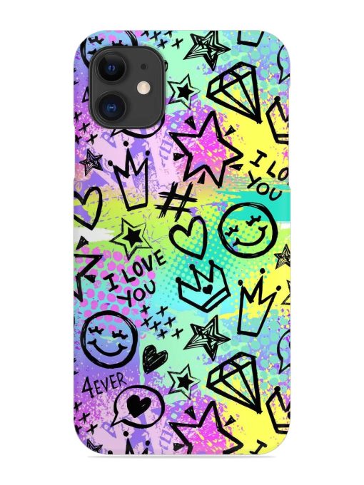 Bright Seamless Pattern Snap Case for Apple Iphone 11 Edge Zapvi