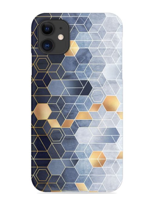 Geometric Abstraction Hexagons Snap Case for Apple Iphone 11 Edge Zapvi