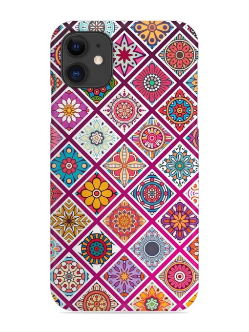 Seamless Tile Pattern Snap Case for Apple Iphone 11 Edge Zapvi