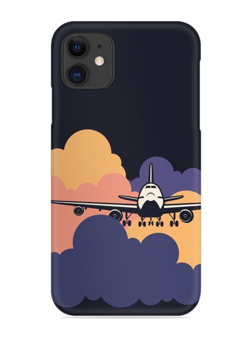 Aeroplane vector Snap Case for Apple Iphone 11 Edge Zapvi