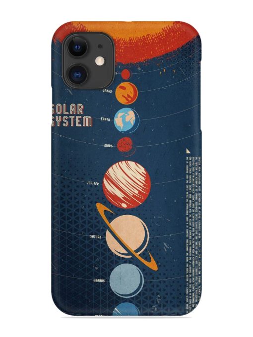 Solar System Vector Snap Case for Apple Iphone 11 Edge Zapvi