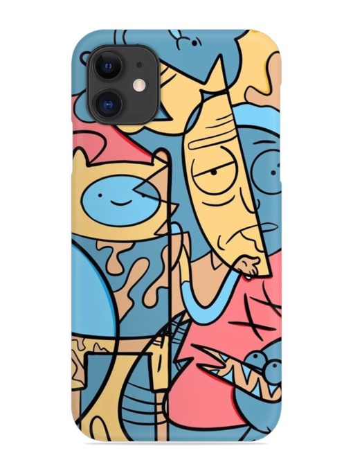 Silly Face Doodle Snap Case for Apple Iphone 11 Edge Zapvi