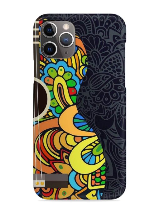 Guitar Vector Art Snap Case for Apple Iphone 11 Pro Edge Zapvi