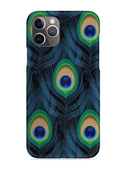 Seamless Pattern Peacock Snap Case for Apple Iphone 11 Pro Edge Zapvi