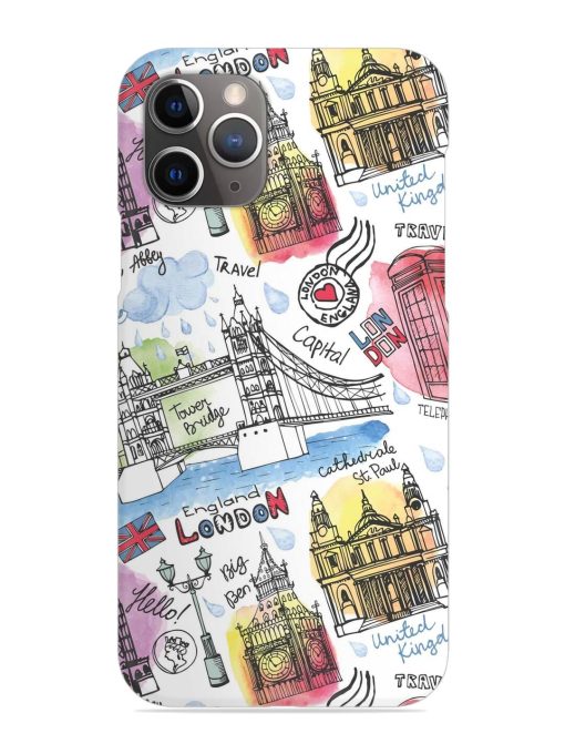 Vector London Landmark Snap Case for Apple Iphone 11 Pro Edge Zapvi