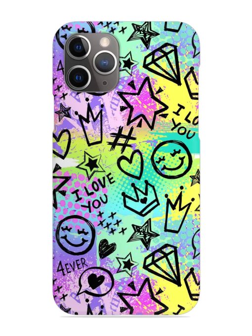 Bright Seamless Pattern Snap Case for Apple Iphone 11 Pro Edge Zapvi