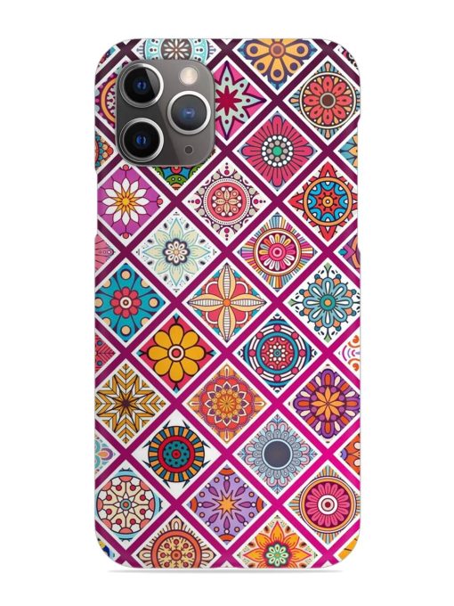 Seamless Tile Pattern Snap Case for Apple Iphone 11 Pro Edge Zapvi