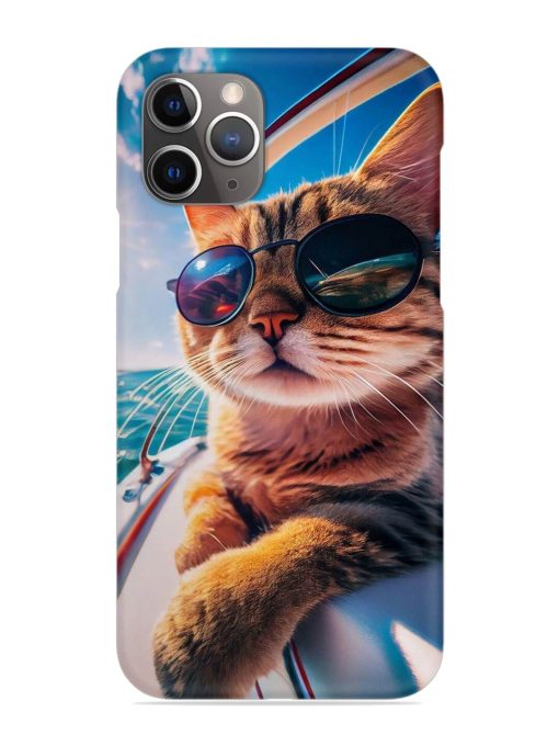 Cat In Style Snap Case for Apple Iphone 11 Pro Edge Zapvi