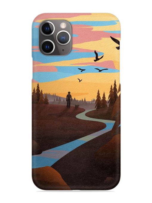 Natural Landscape Art Snap Case for Apple Iphone 11 Pro Edge Zapvi