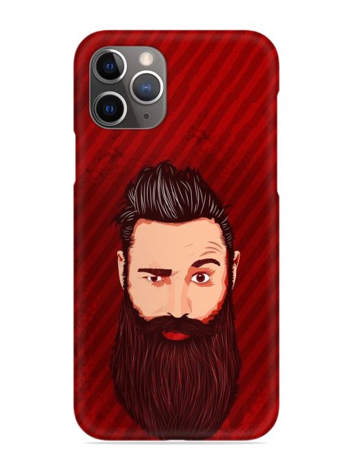 Beardo Man Snap Case for Apple Iphone 11 Pro Max Edge Zapvi