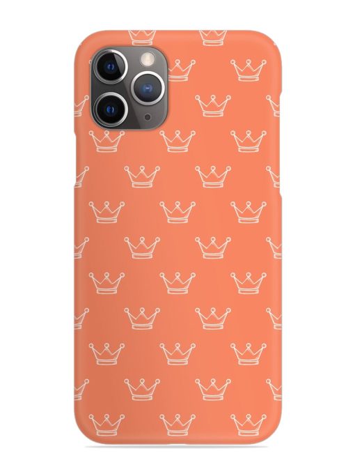 Hand Drawn Crown Snap Case for Apple Iphone 11 Pro Max Edge Zapvi