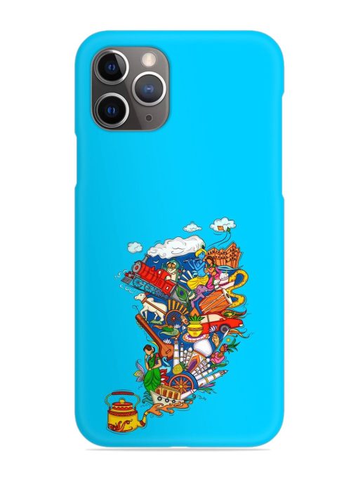 Vector Design Indian Snap Case for Apple Iphone 11 Pro Max Edge Zapvi