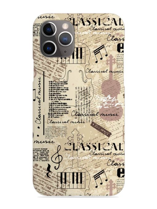 Classical Music Lpattern Snap Case for Apple Iphone 11 Pro Max Edge Zapvi