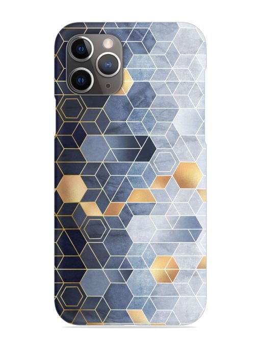 Geometric Abstraction Hexagons Snap Case for Apple Iphone 11 Pro Max Edge Zapvi