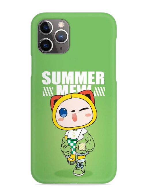 Summer Mew Snap Case for Apple Iphone 11 Pro Max Edge Zapvi